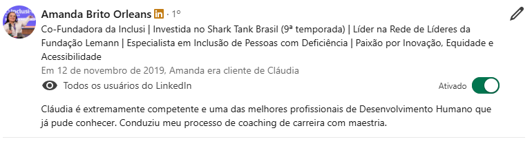 Depoimento Amanda Brito Orleans