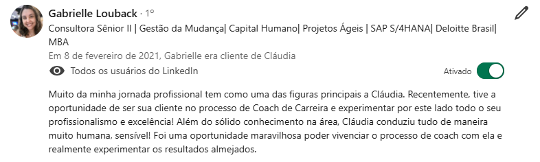 Depoimento Gabrielle